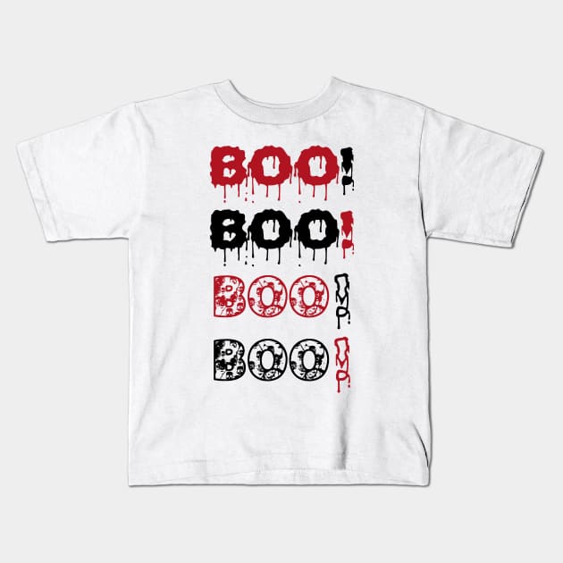 Boo Boo tee design birthday gift graphic Kids T-Shirt by TeeSeller07